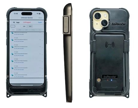 AsReader Launches ASR-M30S SLIM-Type Smartphone-Mounted RFID Reader/Writer