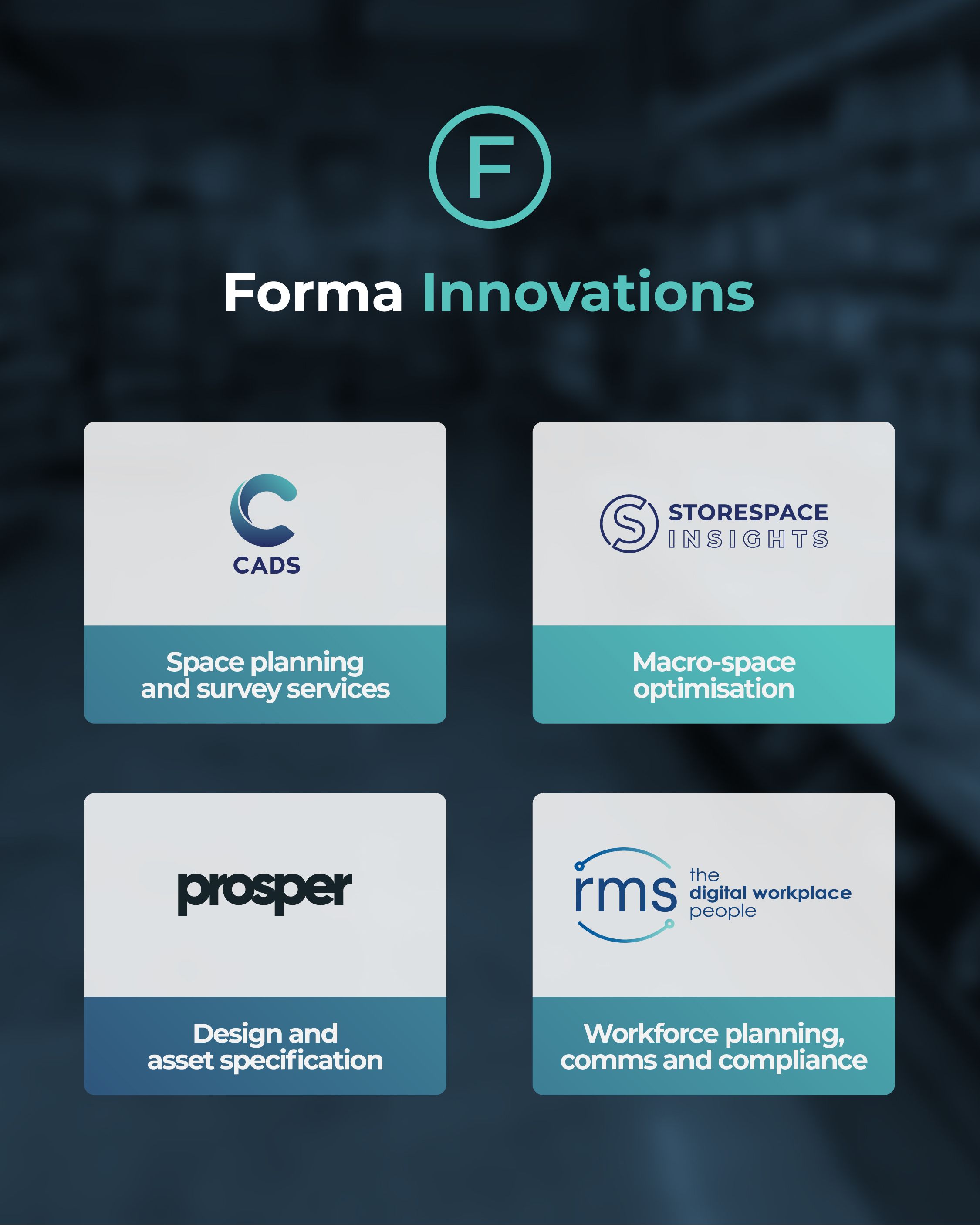 RMS, the company behind the Metro digital workplace platform, is now part of Forma Innovations.