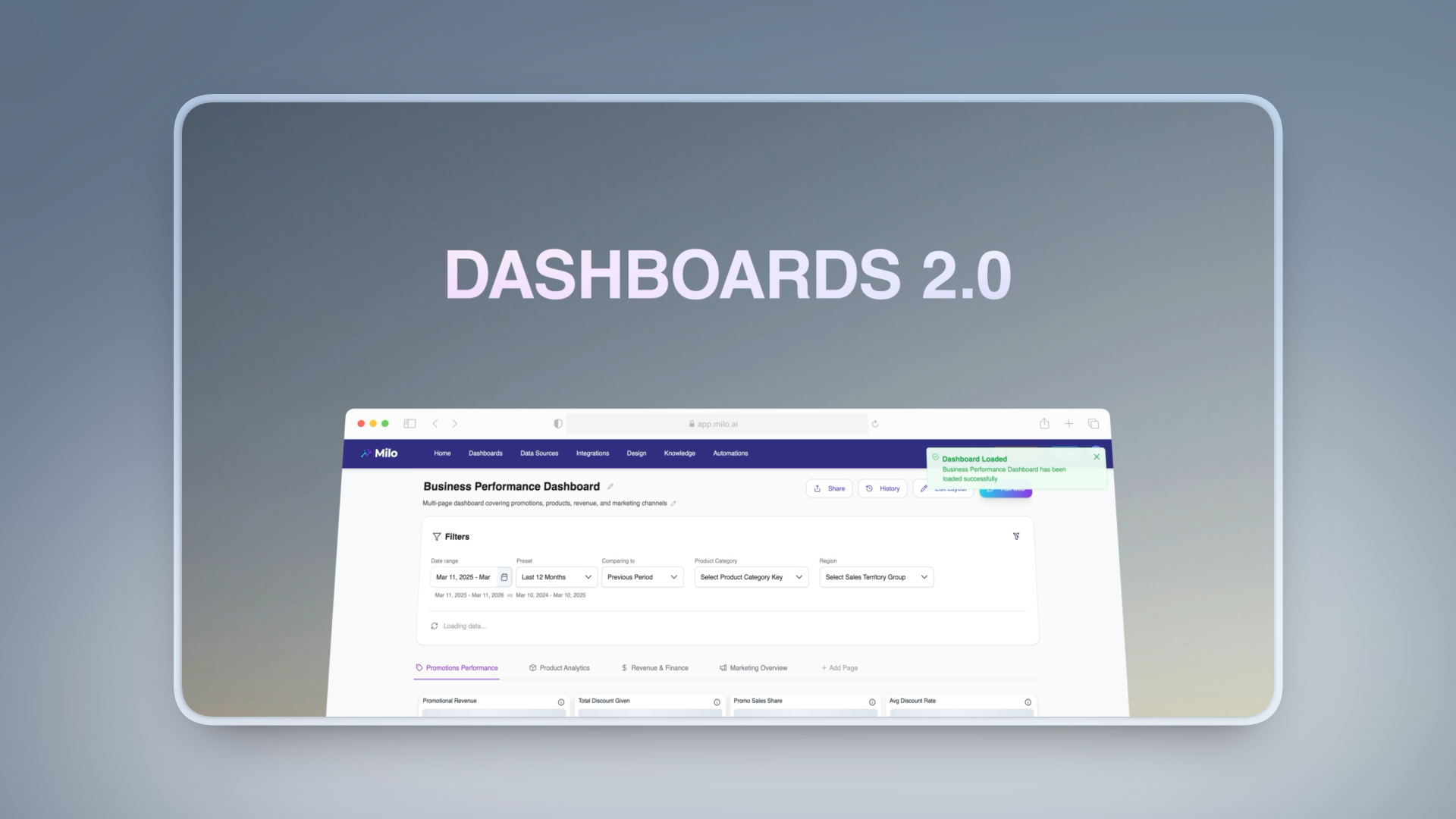 Dashboards 2.0