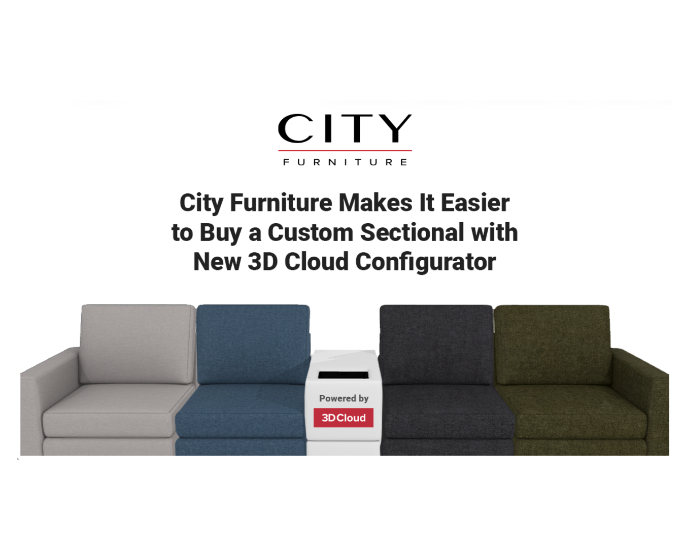 CITY Furniture Makes It Easier to Buy a Custom Sectional with New 3D Cloud Configurator