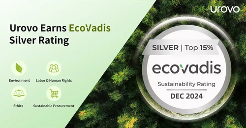Urovo earns EcoVadis Silver Rating