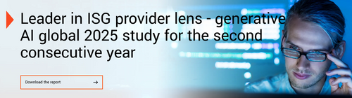 EXL named leader for two categories in ISG provider lens® - generative AI global 2025 Study