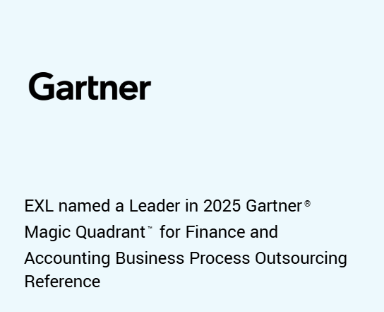EXL named a Leader in 2025 Gartner® Magic Quadrant™ for Finance and Accounting Business Process Outsourcing