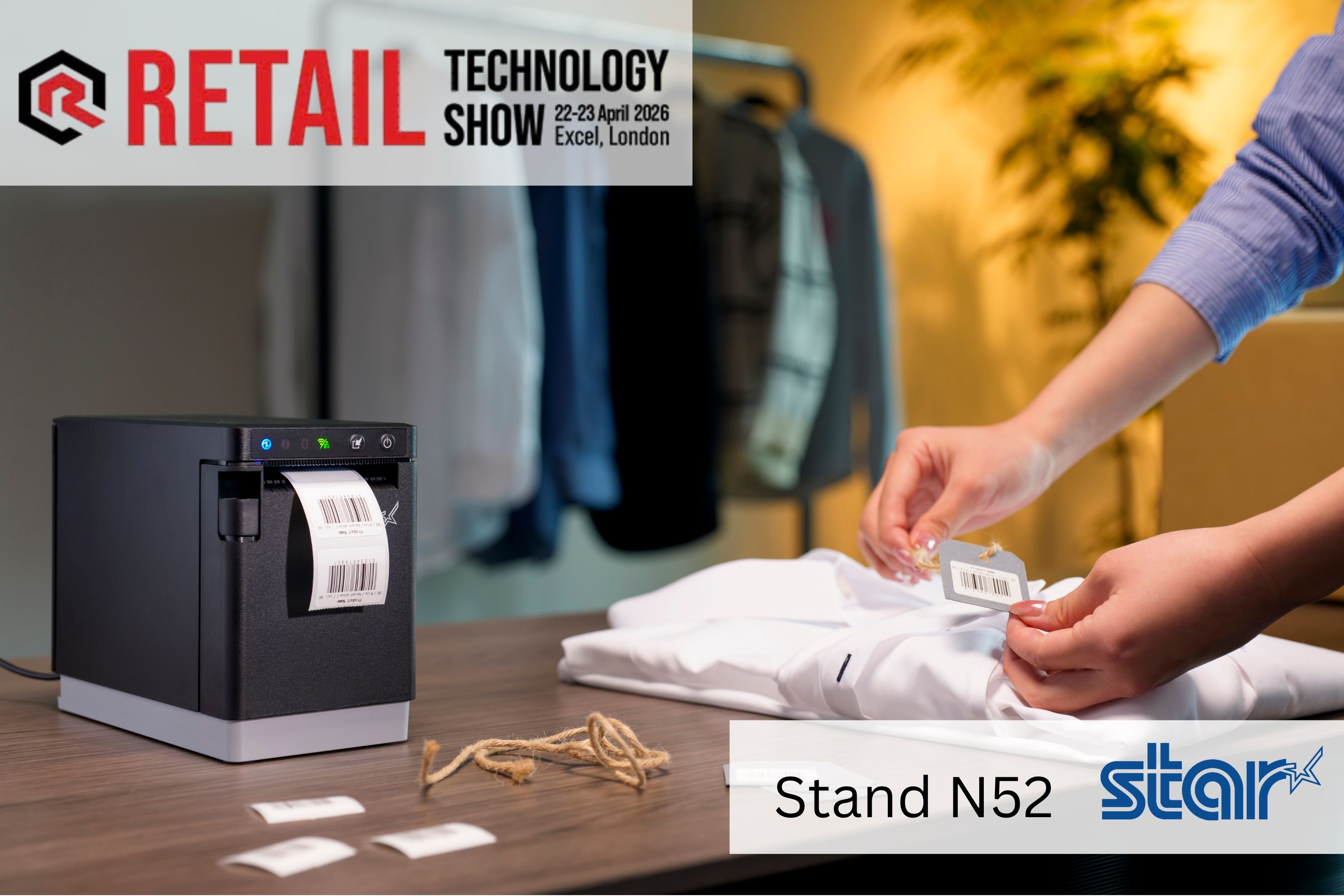 Star Micronics demonstrates extensive mPOS Hardware Portfolio and advanced Cloud-Based Services at the Retail Technology Show 2026