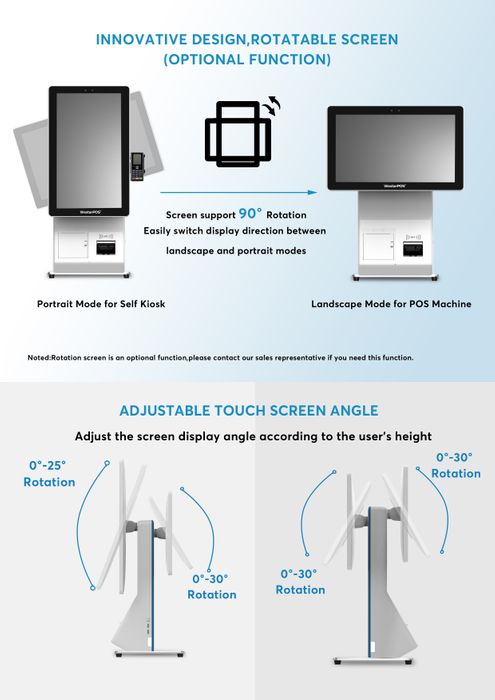 WestarPOS CRS001 New Design All in one Multifunctional POS Kiosk