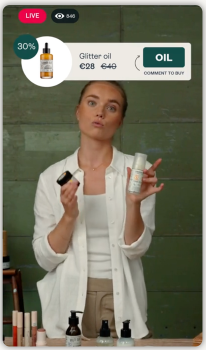 Live Shopping on Social Media
