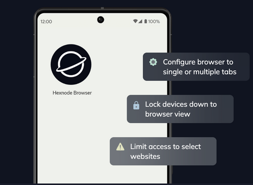 Hexnode Secure browser