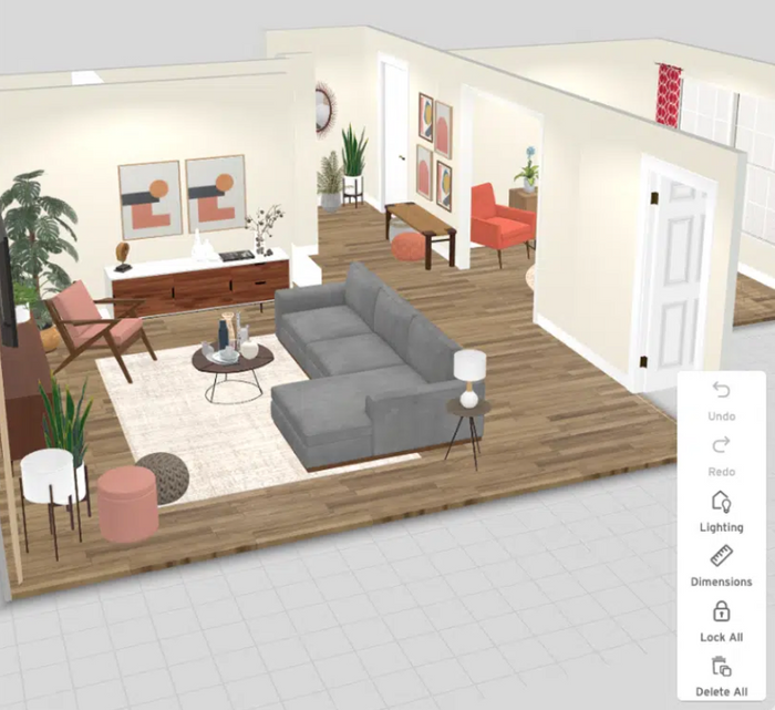 3D Room/Project Designer