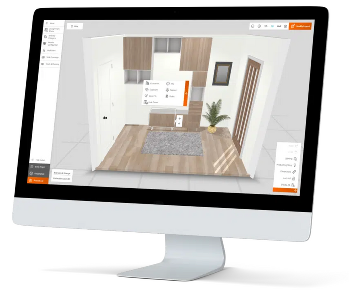 3D Wardrobe/Storage Designer