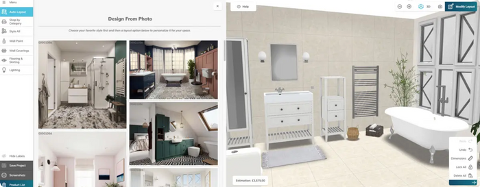 3D Bathroom Designer