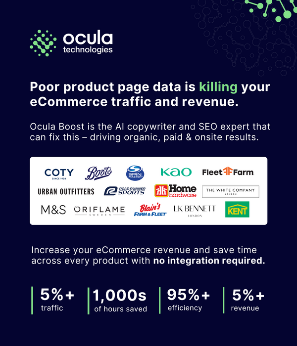 Ocula Boost – AI Copywriter and SEO Expert for Ecommerce