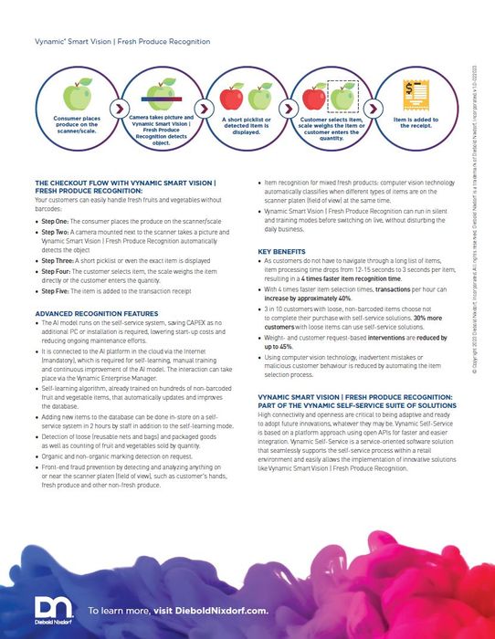 Vynamic® Smart Vision | Fresh Produce Recognition