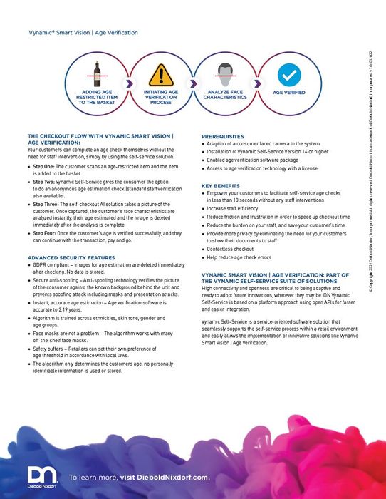 Vynamic® Smart Vision | Age Verification