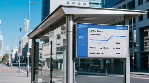 E-paper Display for Transportation Application