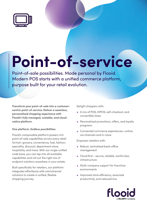 Flooid Point of Service