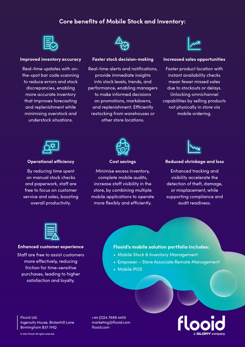 Flooid Mobile Stock and Delivery