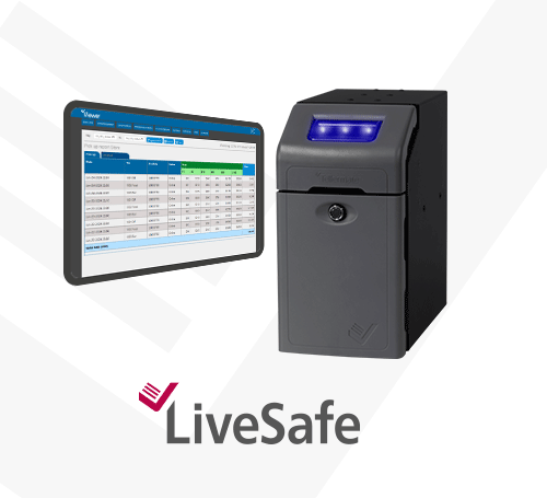 LiveSafe - intelligent POS deposit safe device