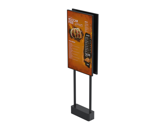 SpacePole In-Window floor mount