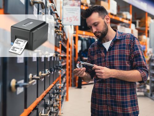 TSC TE200 Compact label printer for desktop applications