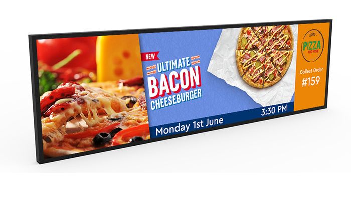 Ultra Wide Stretched Bar Display