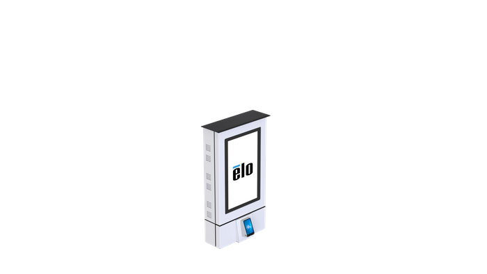 SpacePole Outdoor Kiosk for Elo 2799L