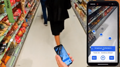 Gotu: app-free, indoor navigation for complex retail environments (Auki x Zappar)