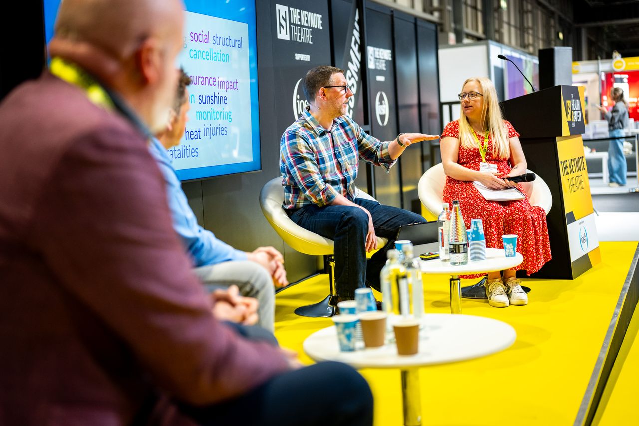 The health & Safety event photo of speaker