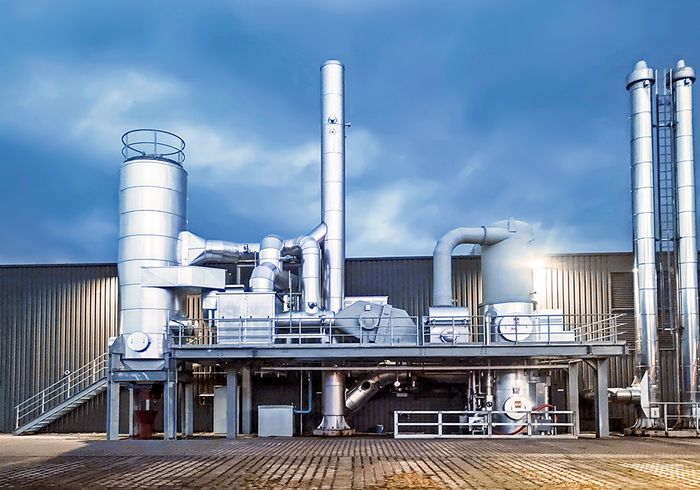 Flue gas cleaning system for Fire resistance test laboratory