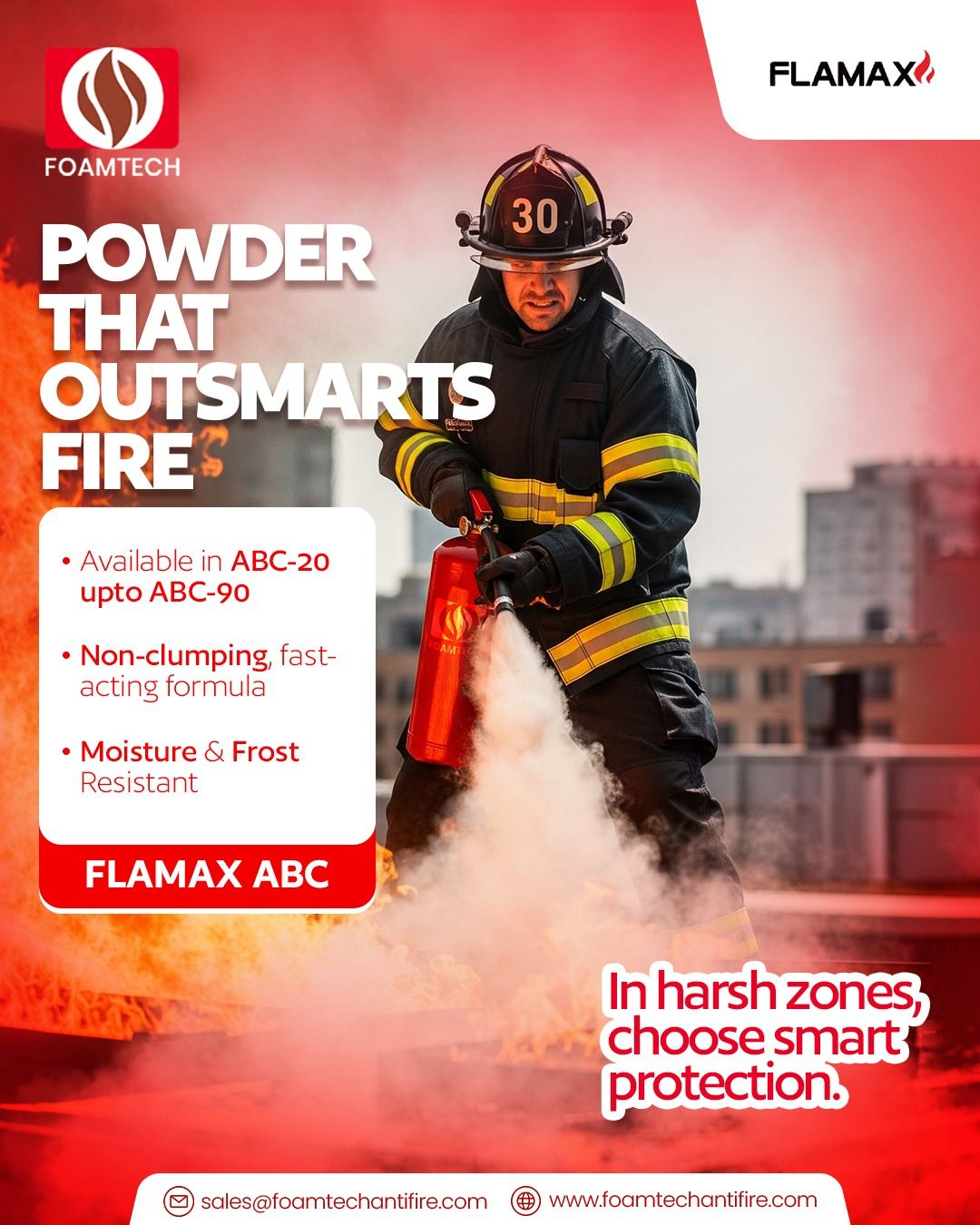 FLAMAX BRAND ABC DRY CHEMICAL POWDER