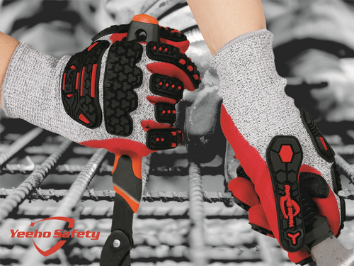 Anti cut and Heavy duty anti impact work glove