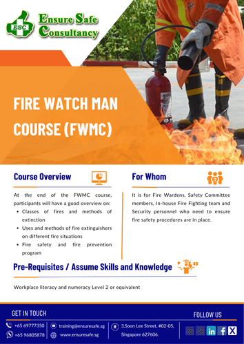 Fire Watch Man Course (FWMC) – Hot-Work Fire Safety Essentials