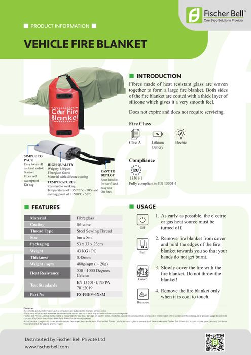 EV Fire Blanket