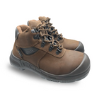 Otter Nubuck Leather Mid-Cut Lace Safety Boot OWT993KW-R