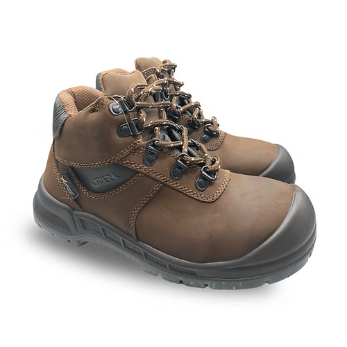 Otter Nubuck Leather Mid-Cut Lace Safety Boot OWT993KW-R