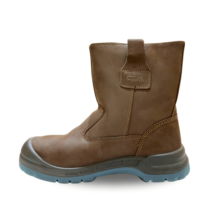 Otter Nubuck Leather High-Cut Pull-Up Safety Boot OWT805KW-R