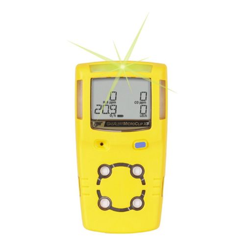 Honeywell BW™ MicroClip X3 Multi-Gas Detector MCX3-XWHM-Y-OR
