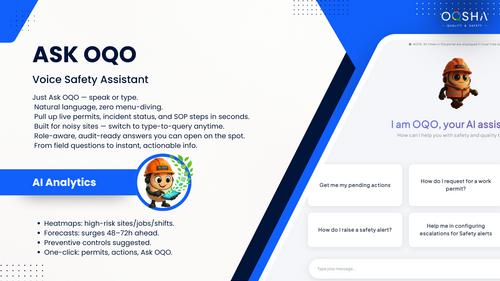 OQSHA: AI-Powered Safety with Continuous R&D Innovation