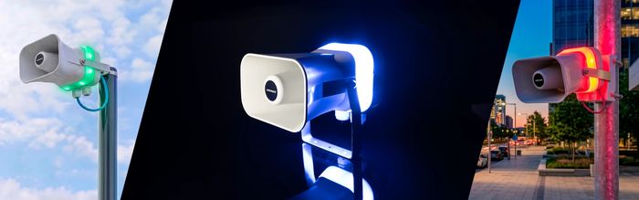 Impossible to Ignore – the new IP Speakers with Strobe Light