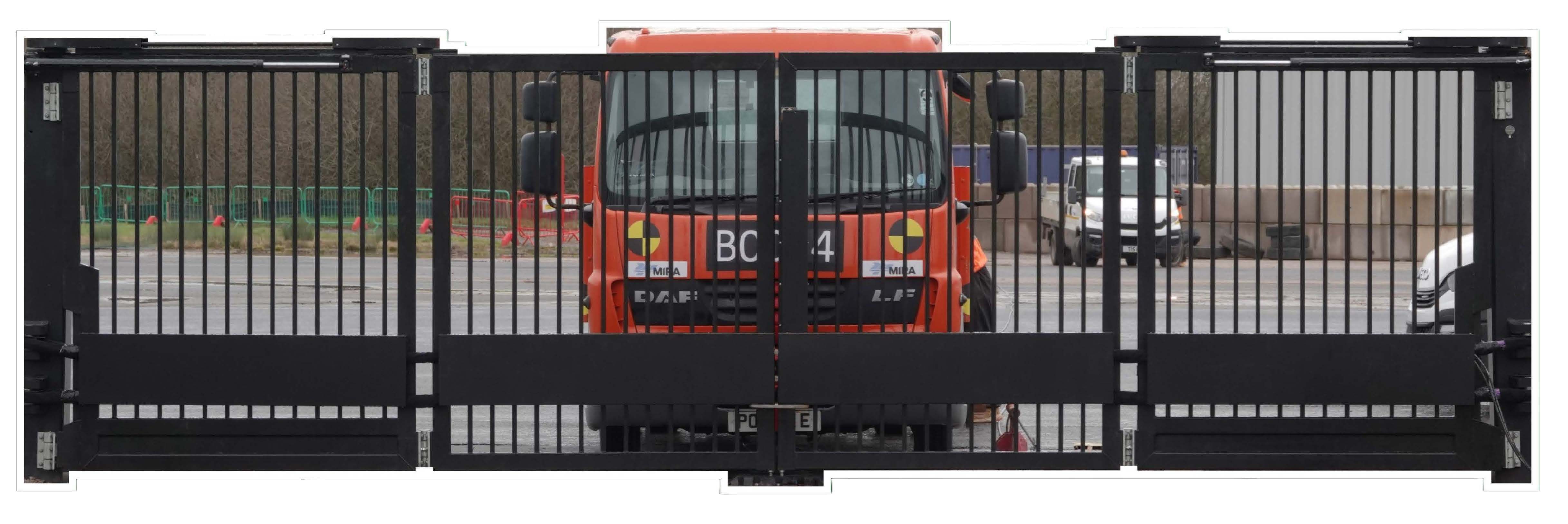 IWA14-1 & LPS1175 Trackless Bi-Folding Gate