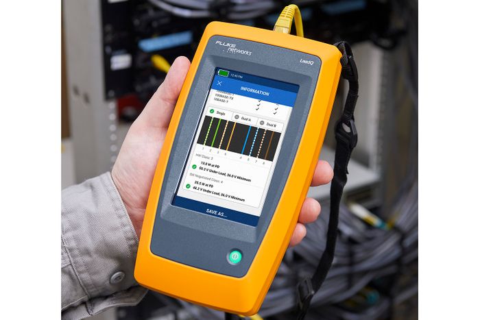 Fluke Networks LinkIQ™ Industrial Ethernet Cable+Wi-Fi+Network Tester