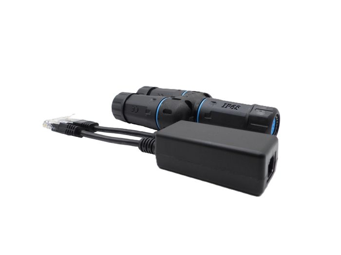 1 to 2 PoE Combiner & Waterproof Splitter