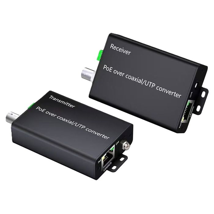 PoE over Coaxial /Twisted Pair Extender