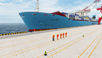 VR Port Operation and Safety Training System