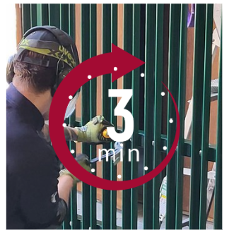 High Security LPS 1175  SR2/B3 certified Palifor® fencing