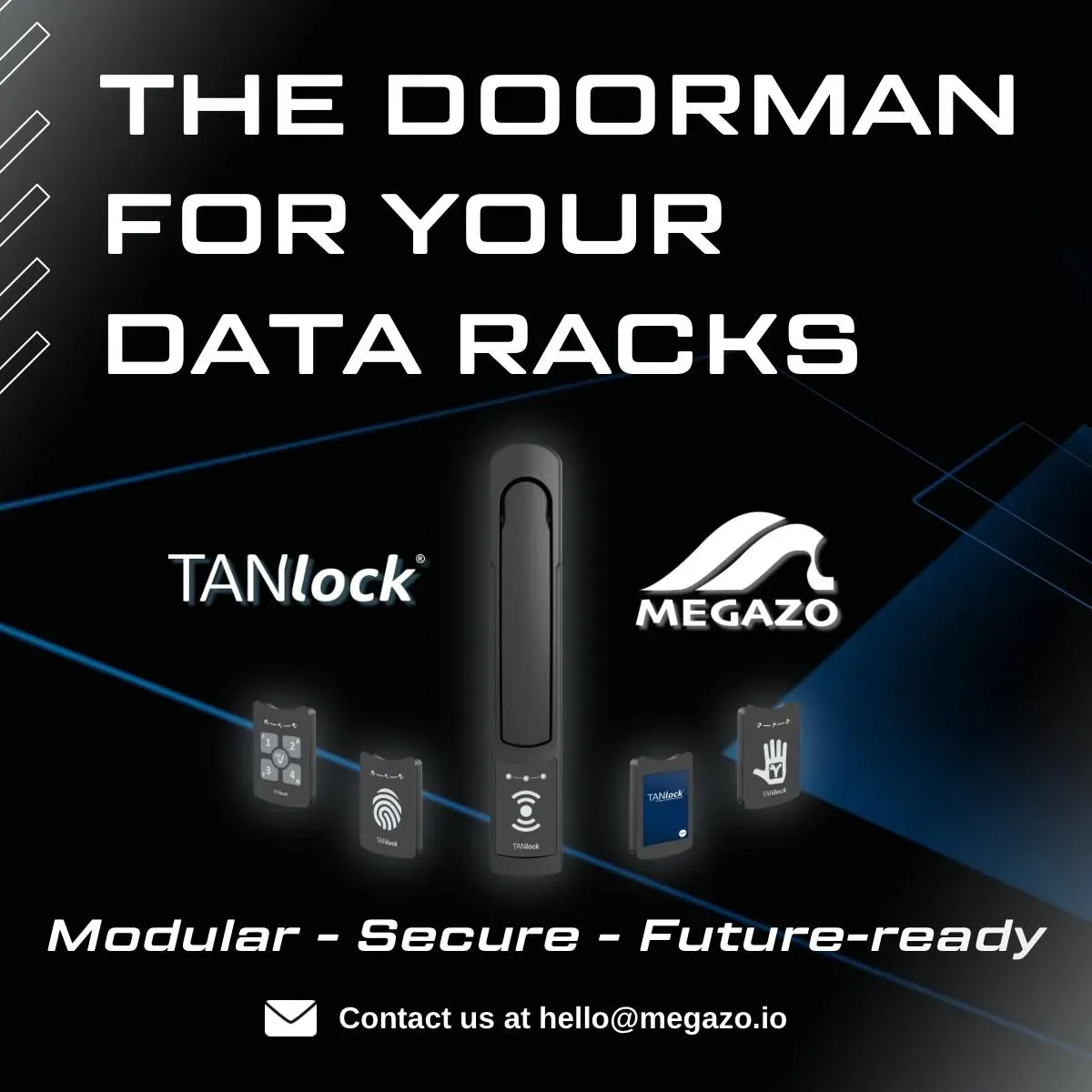 TANlock data rack IoT lock solutions