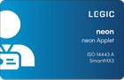 LEGIC neon-on-card