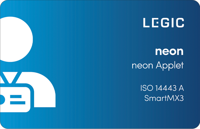 LEGIC neon-on-card