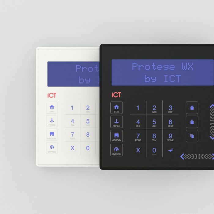 Protege Touch Sense LCD Keypad — Sleek Control at Your Fingertips