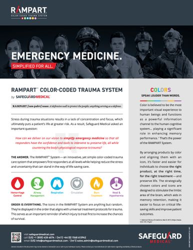 RAMPART ™ COLOR-CODED TRAUMA SYSTEM