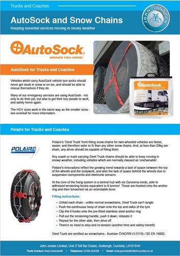 Snow Chains and AutoSock